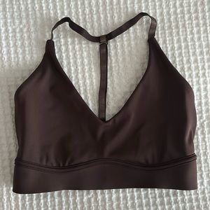 Brown BuffBunny sports bra